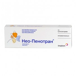 Нео-Пенотран супп ваг 500мг 100мг N14 бл (напальч) ПК <7*2>