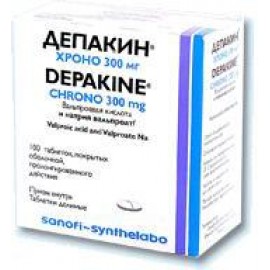Депакин хроно таб пролонг п/о 300мг N100 фл ПК <50*2>