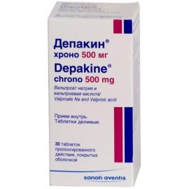 ДЕПАКИН ХРОНО ТАБ ПРОЛОНГ П/О 500МГ N30 ФЛ П/ПРОП ПК