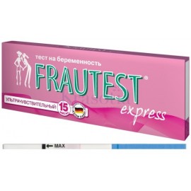 Тест на беременность FRAUTEST Express тест-полоска N1 уп