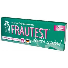 Тест на беременность FRAUTEST Double control тест-полоска N2 уп
