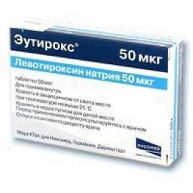 Эутирокс таб 50мкг N100 бл ПК <25*4>