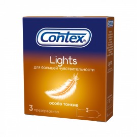 Презервативы CONTEX Lights особо тонкие N3 уп