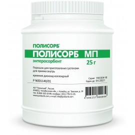 Полисорб МП пор д/сусп д/внут пр 25г N1 бан ПЭ