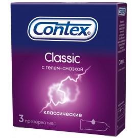 Презервативы CONTEX Classic классические с гелем-смазкой N3 уп