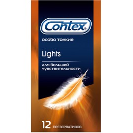 Презервативы CONTEX Lights особо тонкие N12 уп
