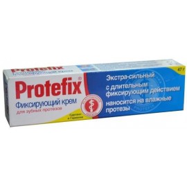 Крем для фиксации зубных протезов Protefix экстра-сильный 47г 40мл
