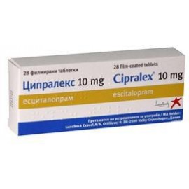 Ципралекс таб п.п.о. 10мг N28 бл ПК <14*2>
