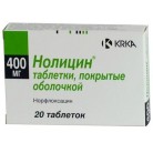 Нолицин таб п.п.о. 400мг N20 бл ПК <10*2>