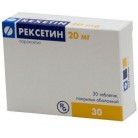 Рексетин таб п.п.о. 20мг N30 бл ПК <10*3>