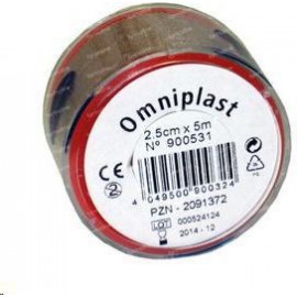 Лейкопластырь фиксирующий Hartmann Omniplast ткан осн цв кожи 2,5см х 5м