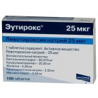 Эутирокс таб 25мкг N100 бл ПК <25*4>