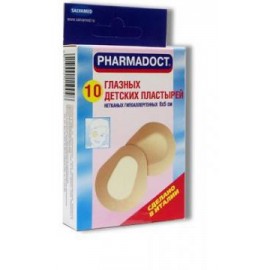 Лейкопластырь Pharmadoct Набор ГЛАЗНОЙ Детский н/ткан гипоаллерг цв телесный N10 кор европодвес