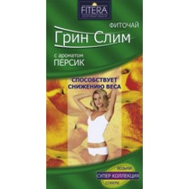 Грин Слим FITERA Фиточай с ароматом Персик 2г N30 фильт-пак ПК