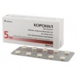 Коронал таб п.п.о. 5мг N30 бл ПК <10*3>