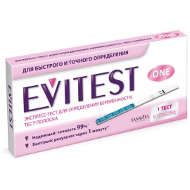 Тест на беременность EVITEST One тест-полоска N1 пак флг ПК