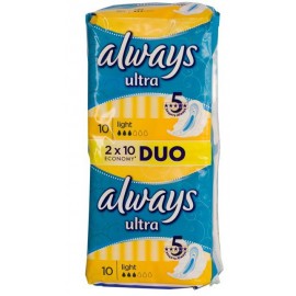 Прокладки женские Always Ultra Light ароматизированные N20 уп <10*2>