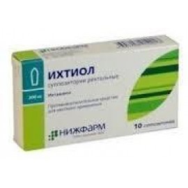 Ихтиол супп рект 200мг N10 уп кнт-яч ПК <5*2>