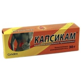 Капсикам мазь д/наружн пр 30г N1 туба ал (апплик) ПК