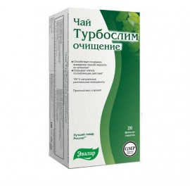 Турбослим чай ЭВАЛАР Очищение способстует снижению веса 2г N20 фильтр-пак кор