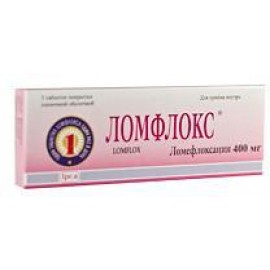 Ломфлокс таб п.п.о. 400мг N5 бл ПК