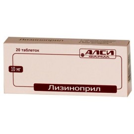 Лизиноприл-АЛСИ таб 10мг N20 уп кнт-яч ПК <10*2>