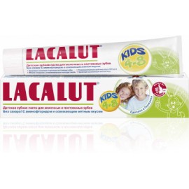 Зубная паста Lacalut kids 4-8 лет для молочных и постоянных зубов 50мл