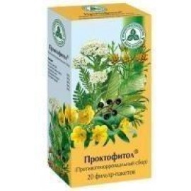 Проктофитол (Противогеморроидальный сбор) ФармаЦвет сбор пор 2г N20 фильт-пак ПК