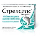 Стрепсилс с Ментолом и Эвкалиптом таб д/рассас (ментолово-эвкалипт) N24 бл ПК