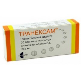 Транексам таб п.п.о. 250мг N30 уп кнт-яч ПК <10*3>