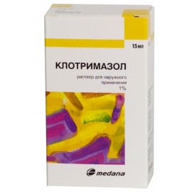 Клотримазол-Акрихин р-р д/наружн пр 1% 15мл N1 фл ПК