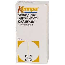 Кеппра р-р д/внут пр 100мг/мл 300мл N1 фл т ст ПК