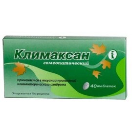 Климаксан гомеопатический таб гомеопат N40 уп кнт-яч ПК <20*2>