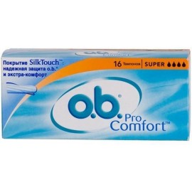Тампоны женские гигиенические o.b. pro comfort Super N16 уп