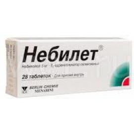 Небилет таб 5мг N28 уп кнт-яч ПК