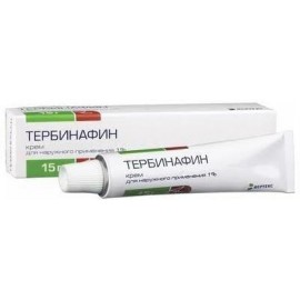 Тербинафин крем д/наружн пр 1% 15г N1 туба алюм ПК