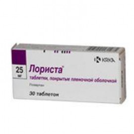 Лориста таб п.п.о. 25мг N30 уп кнт-яч ПК <10*3>