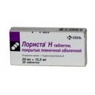 Лориста Н таб п.п.о. 12,5мг 50мг N30 уп кнт-яч ПК