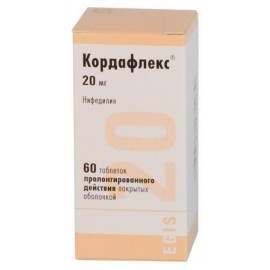 Кордафлекс таб пролонг п.п.о 20мг N60 фл ПК
