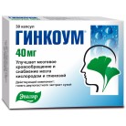 Гинкоум капс 40мг N30 уп кнт-яч ПК <15*2>