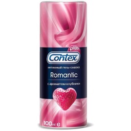Гель-смазка интимный CONTEX Romantic с ароматом клубники 100мл