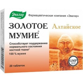 ЗОЛОТОЕ МУМИE Алтайское ЭВАЛАР таб 0,2г N20 бл ПК