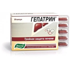 Гепатрин ЭВАЛАР капс 0,33г N30 бл ПК