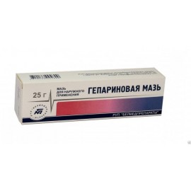Гепариновая мазь д/наружн пр 25г N1 туба ПК
