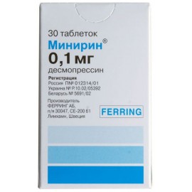 Минирин таб 0,1мг N30 фл пласт ПК
