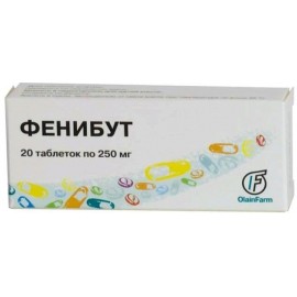 Фенибут таб 250мг N20 уп кнт-яч ПК <10*2>