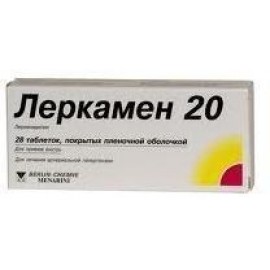 Леркамен 20 таб п.п.о. 20мг N28 бл ПК <14*2>