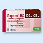 Лориста НД таб п.п.о. 25мг 100мг N30 бл ПК