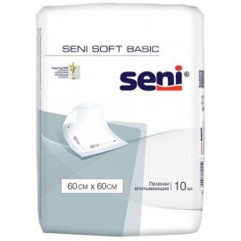 Пелёнки SENI Soft Basic впитывающие гигиенические 60х60см N30 уп