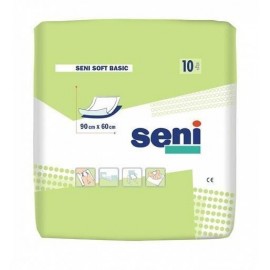 Пелёнки SENI Soft Basic впитывающие гигиенические 60х90см N10 уп